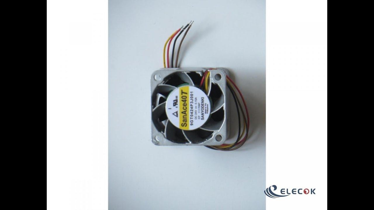 9GT0424P3J001 24V 0.15A 4wires Cooling Fan смотреть онлайн
