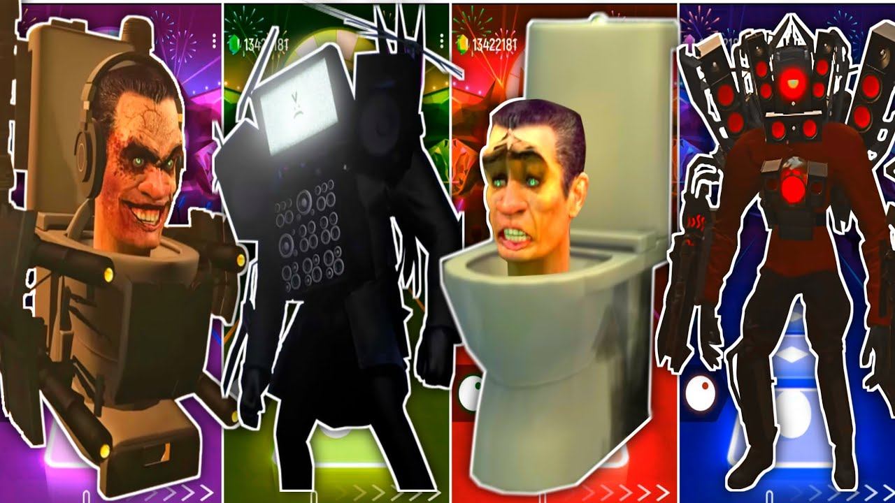 g-toilet VS Titan TV Man VS Skibidi Gman VS Speakerman смотреть онлайн