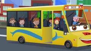 Колеса на автобусе | Дошкольные песни | Детская рифма | Russian Kids Rhyme | Wheels On The Bus