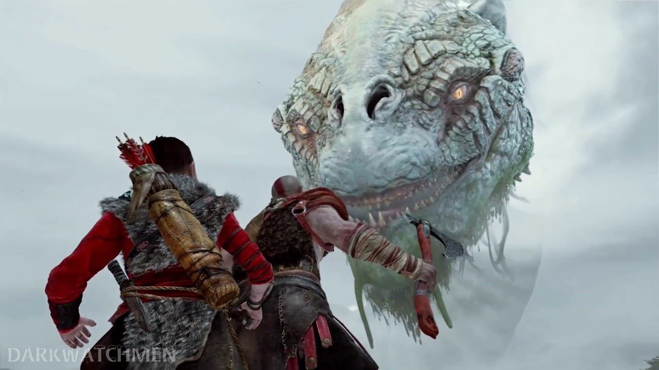 Появление Мирового змея Йормунганда I God of War смотреть онлайн