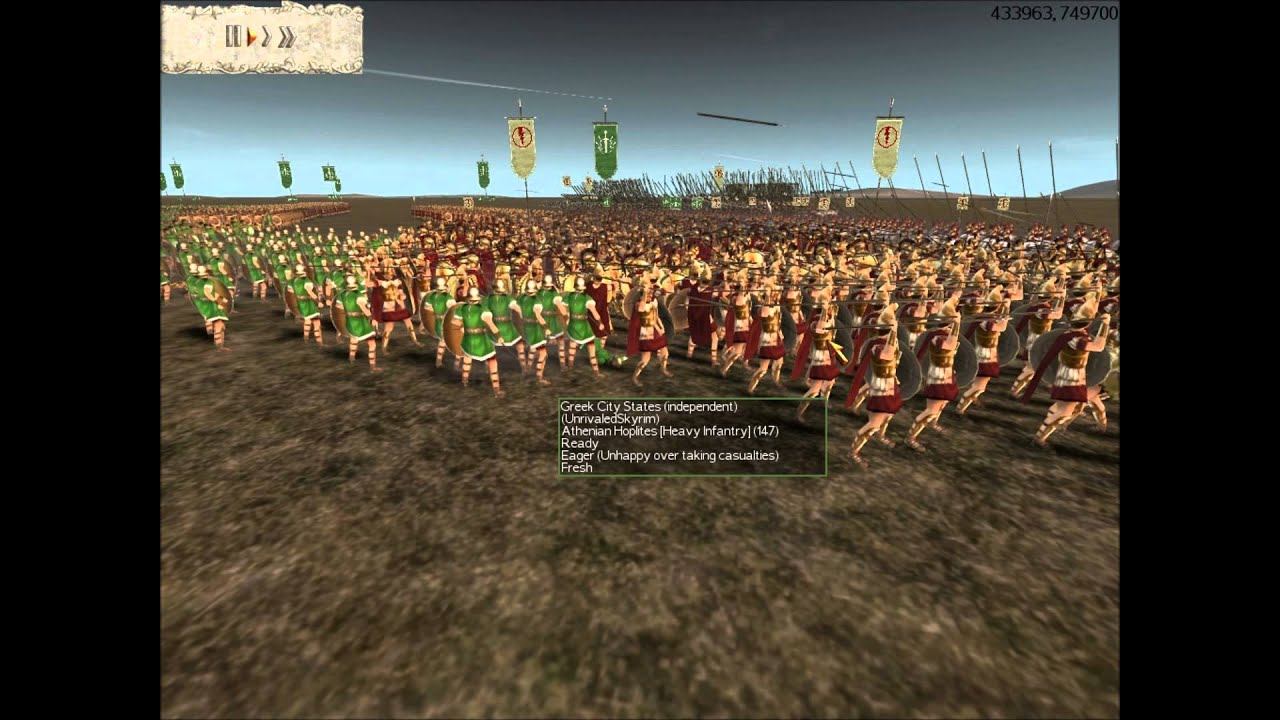 Rome Total War XGM Online Battle # 2 Sparta vs Athens смотреть онлайн