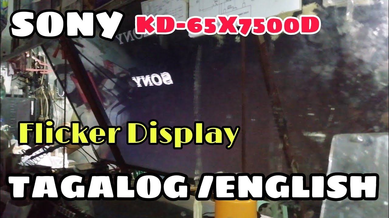 Sony 65 Android tv double image and flicker problem. смотреть онлайн