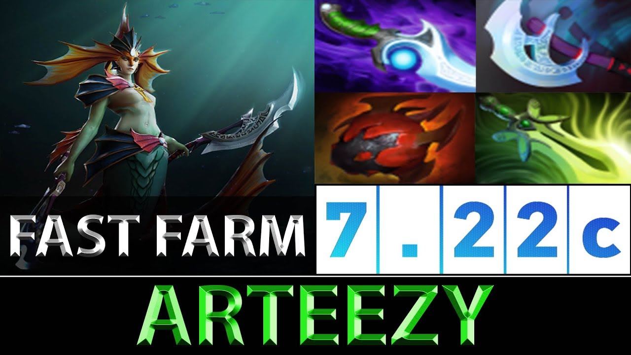 Arteezy [Naga Siren] RTZ Mode Fast Farm 813 GPM ► Dota 2 7.22c смотреть онлайн