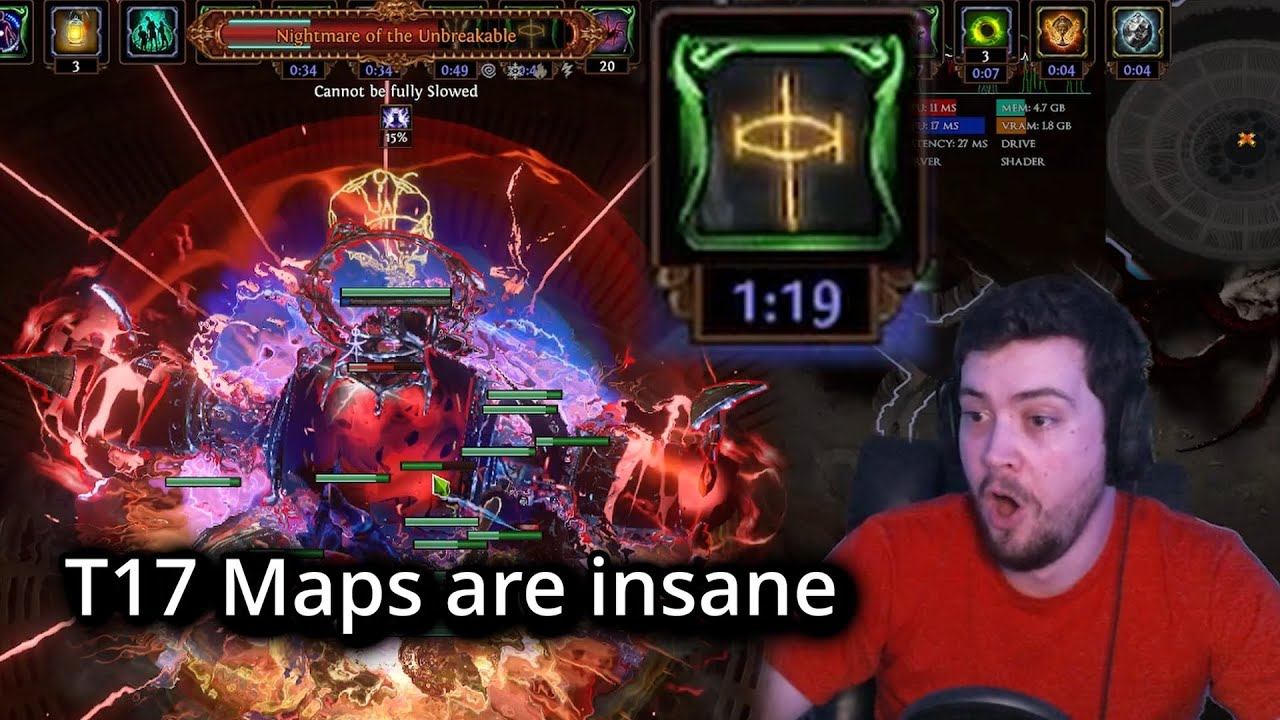 How I finally beat a T17 Map (PoE 3.24) Necropolis Stream Highlights 4 смотреть онлайн