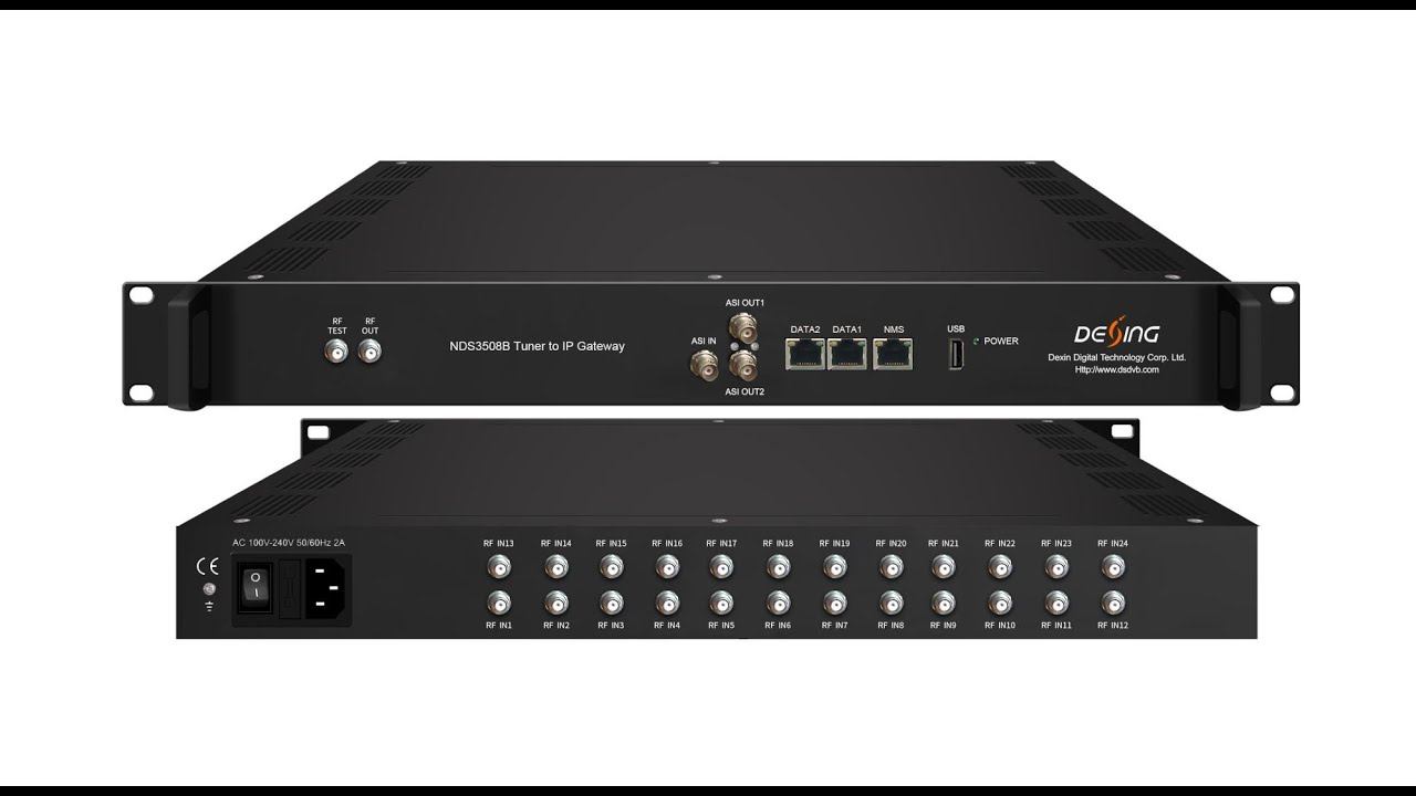 24 Tuner FTA Satellite Receiver IRD dvb c DVB S DVB T ISDB TATSC Tuner to IP Gateway Hotel IPTV T смотреть онлайн