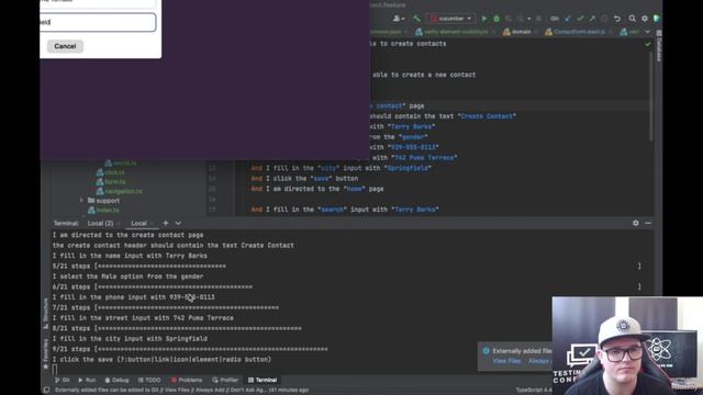 52 - Console logs Breakpoints and Test Reports part 2 смотреть онлайн