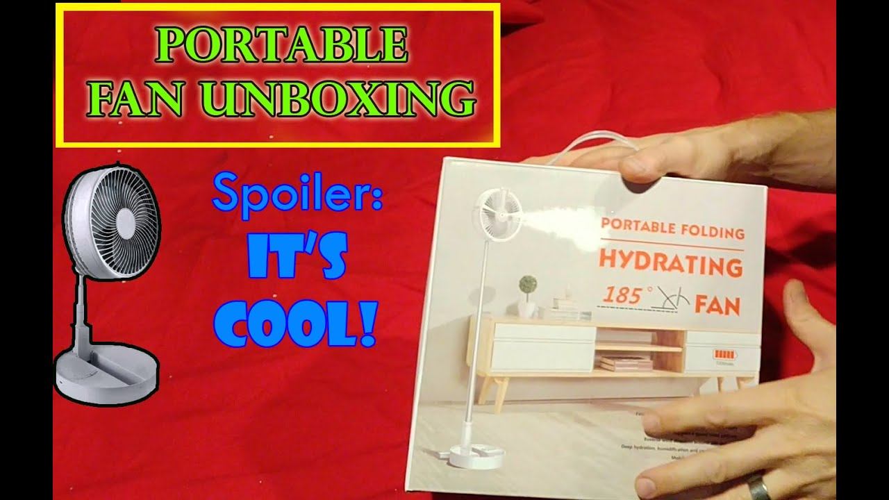Portable Folding Hydrating Fan - Let's Unbox It!