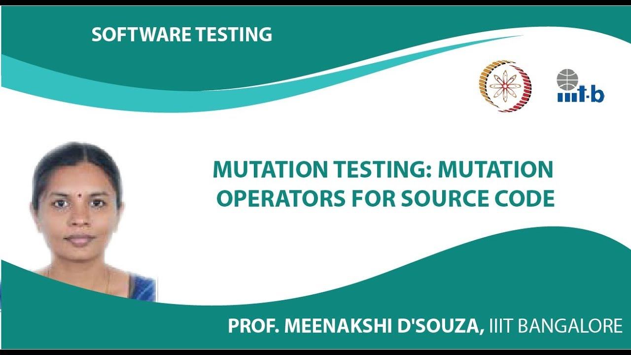 Mutation Testing: Mutation Operators for Source Code смотреть онлайн