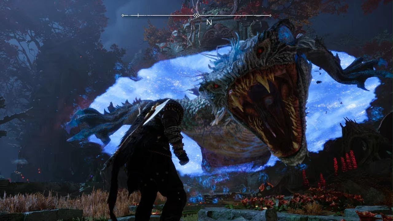 God of War Ragnarök NG+: Nidhogg Boss Fight смотреть онлайн