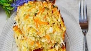 Вкуснейший ужин за считанные минуты! Быстрая и Очень Вкусная Запеканка из капусты! Капуста и Яйца