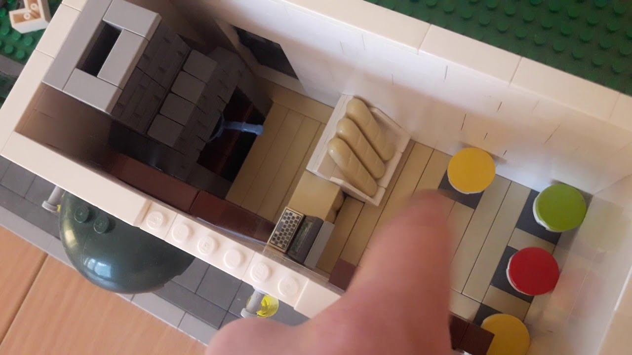 Строительство лего города/дом три: пекарня+2этажа жилых квартир