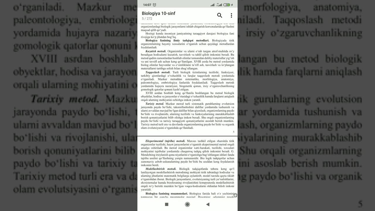 10-sinf Biologiya 1-mavzu Biologiya - Hayot Haqidagi Fan.