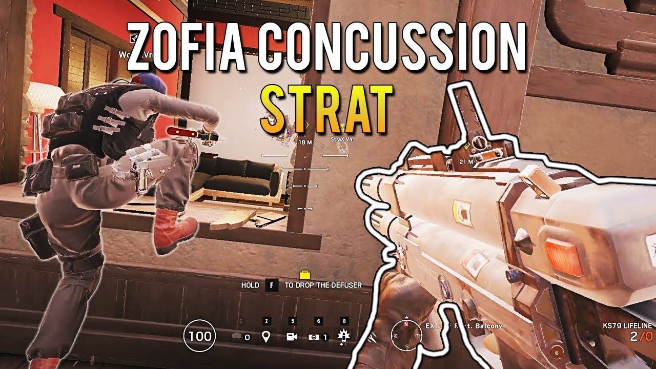 Zofia Concussion Grenade Strategy - White Noise Ranked Highlights | Rainbow Six Siege смотреть онлайн