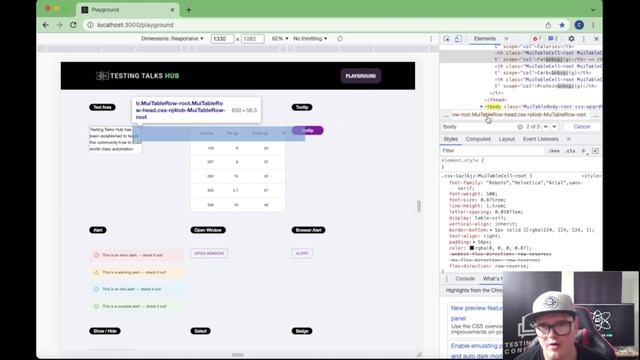 82 - Automating Tables Matching our HTML table to Cucumber Data Table part 3 смотреть онлайн