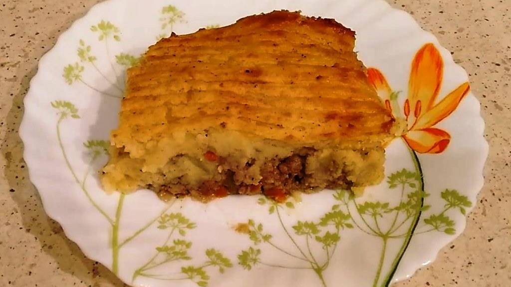 Пирог пастуший Shepherd's pie. Очень вкусно! Кухня Ирландии. смотреть онлайн