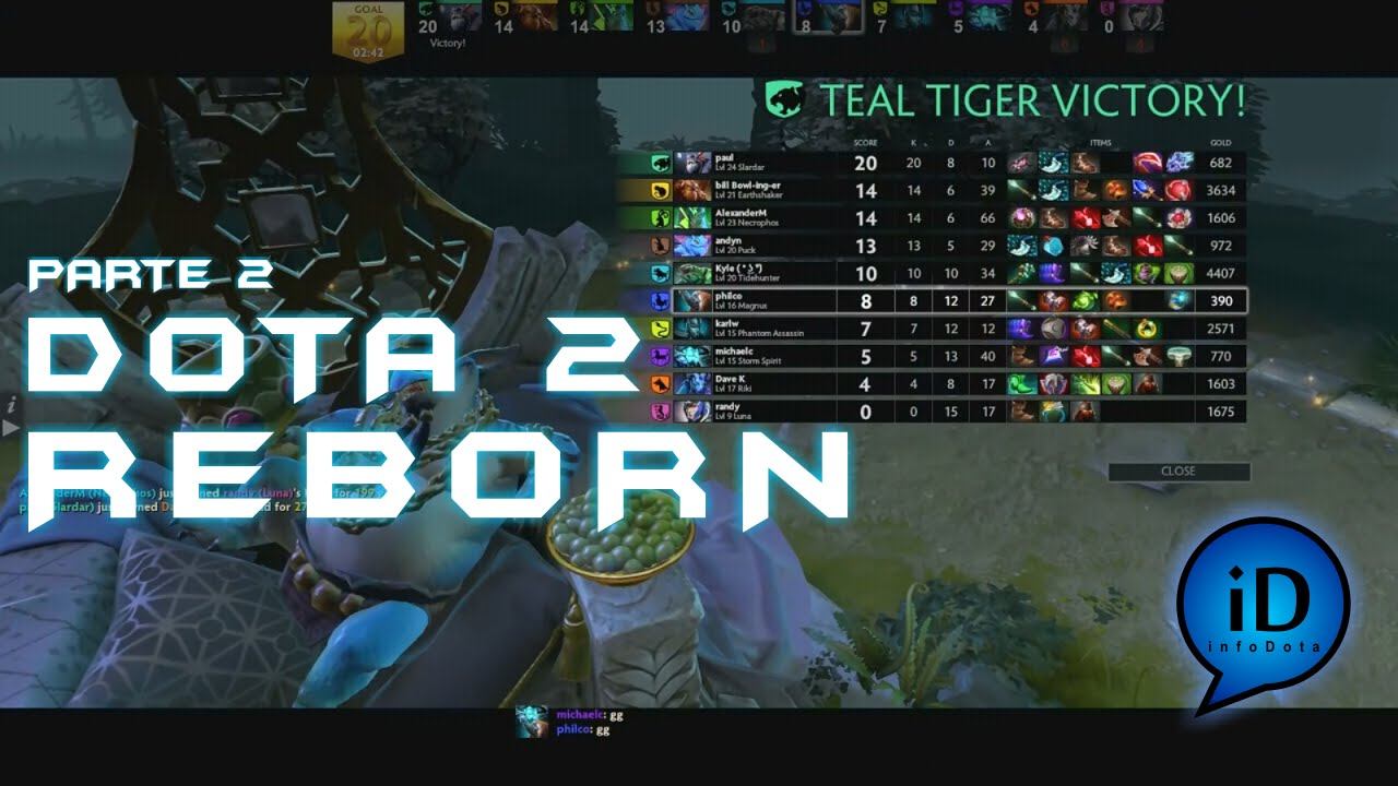 DOTA 2 REBORN - PARTIDA PERSONALIZADA PARTE 2 смотреть онлайн