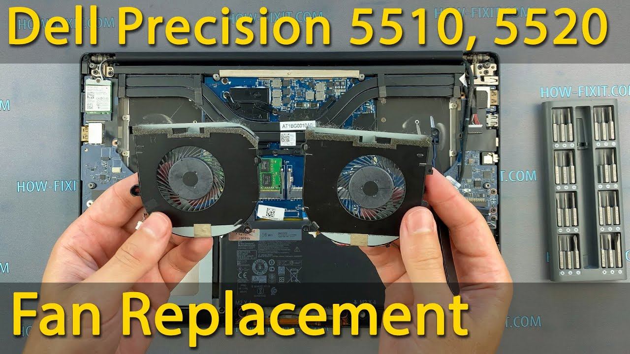 Dell Precision 5510, 5520 Fan Replacement | Step-by-step DIY Tutorial смотреть онлайн