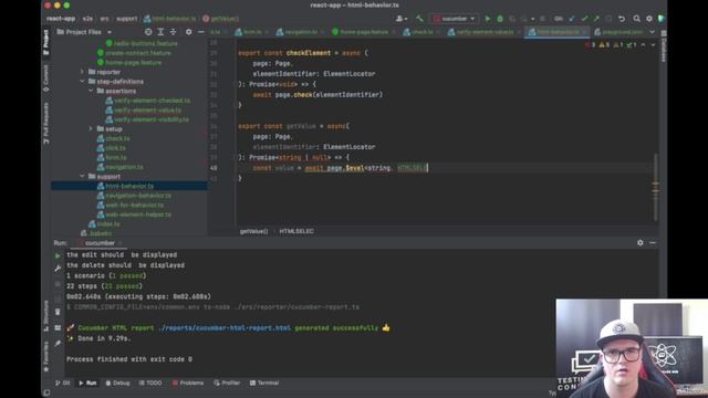 59 - Automation test AutoComplete inputs Input values and form validation part 2 смотреть онлайн