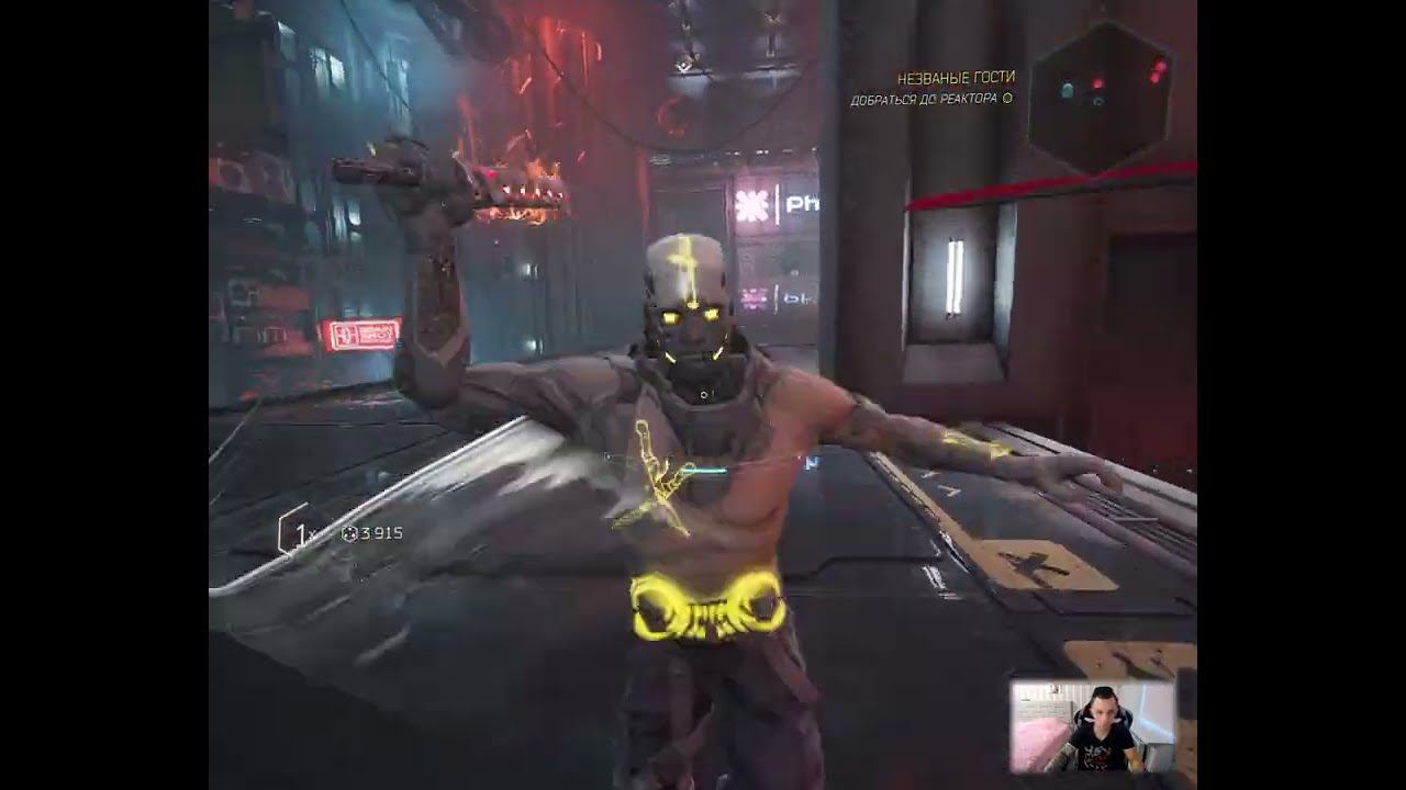 Ghost runner 2 ПРОХОЖДЕНИЕ 1 миссия НЕЗВАНЫЕ ГОСТИ "Добраться до реактора", файт с Ариманом смотреть онлайн