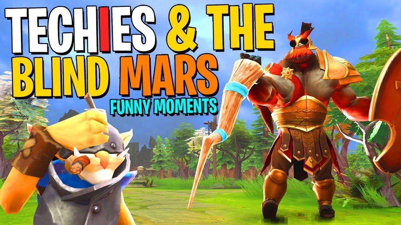 Techies & The Blind Mars - DotA 2 Funny Moments смотреть онлайн