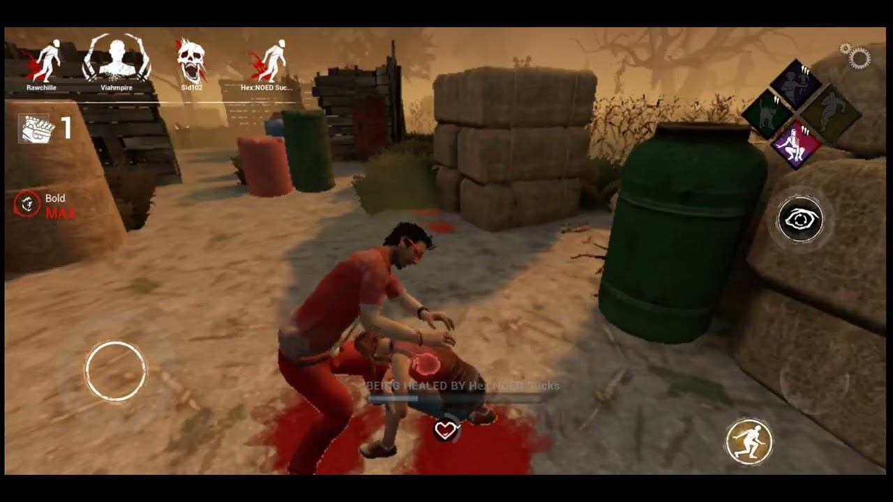 Dead by Daylight Mobile | Meg thomas against hillbilly | смотреть онлайн
