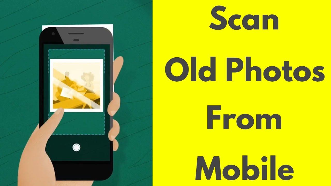 How to Scan Old Photos with Mobile phone Camera at High resolution смотреть онлайн