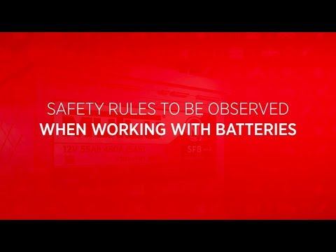 Safety Rules to Be Observed when Working with Batteries смотреть онлайн