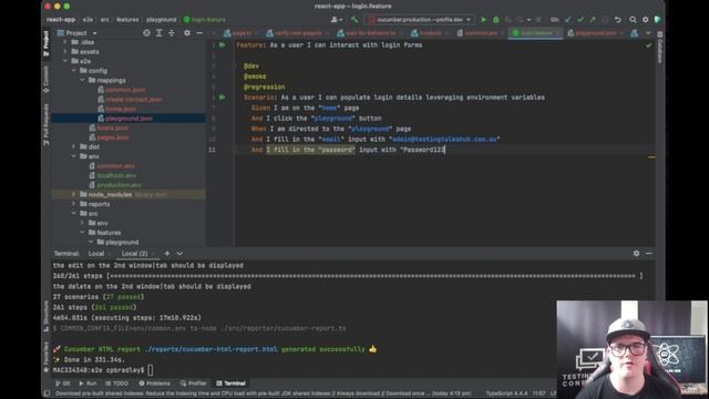 110 - Storing login details in our Environment Specific ENV files part 1 смотреть онлайн