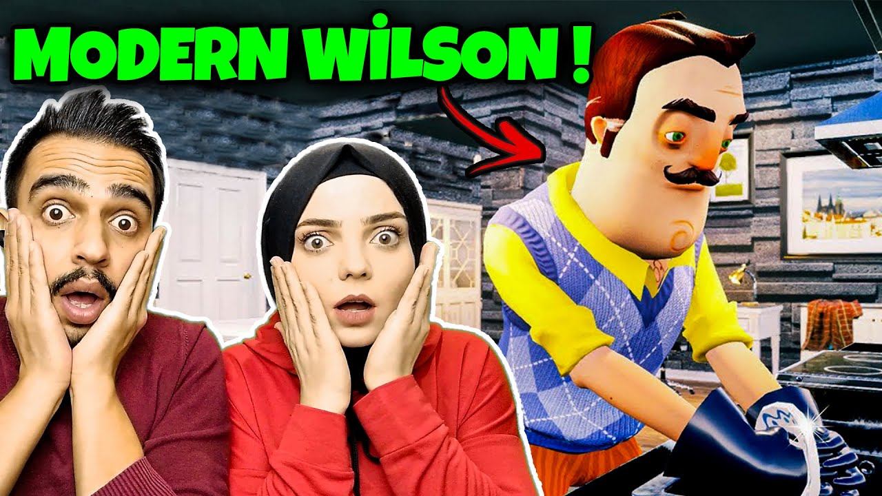 MODERN WİLSON ! EN GERÇEKÇİ MOD !! | Hello Neighbor Mod смотреть онлайн
