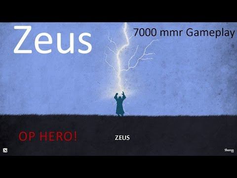 Zeus ! OP HERO!? [ 7000 mmr Ranked dota 2 Gameplay ] смотреть онлайн