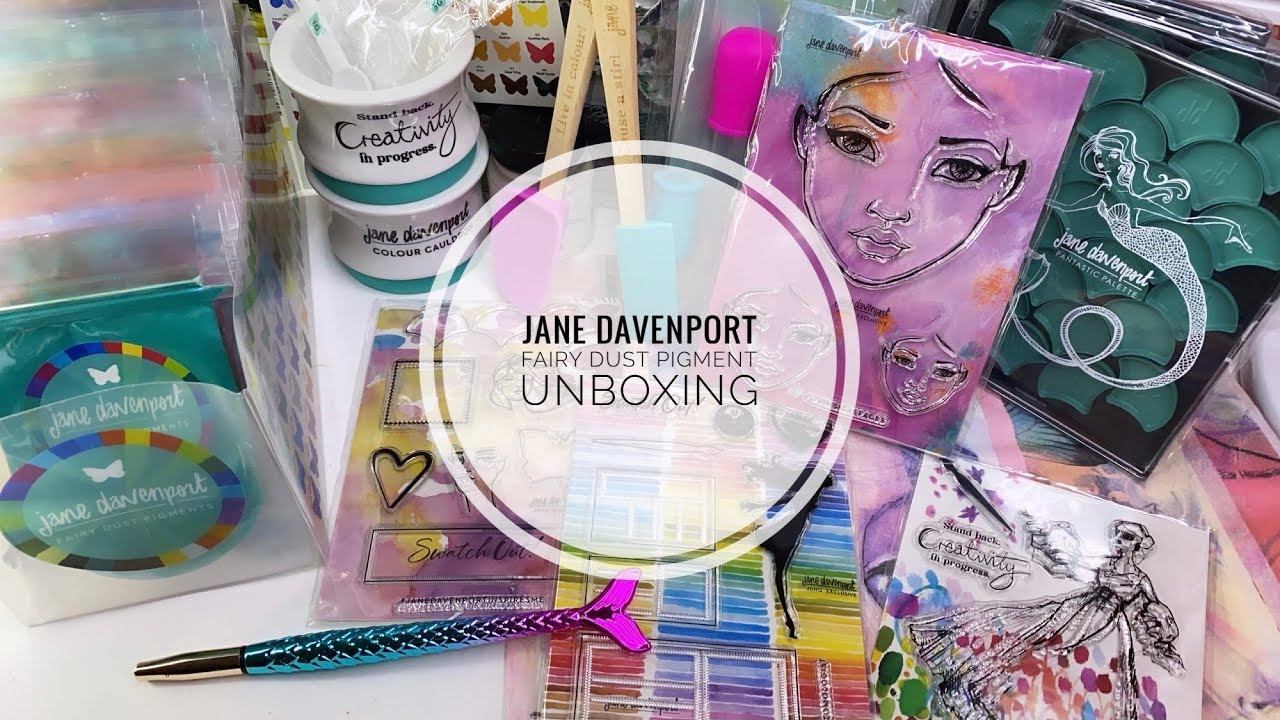 Jane Davenport Fairy Dust Pigment Unboxing #happymail #janedavenport смотреть онлайн