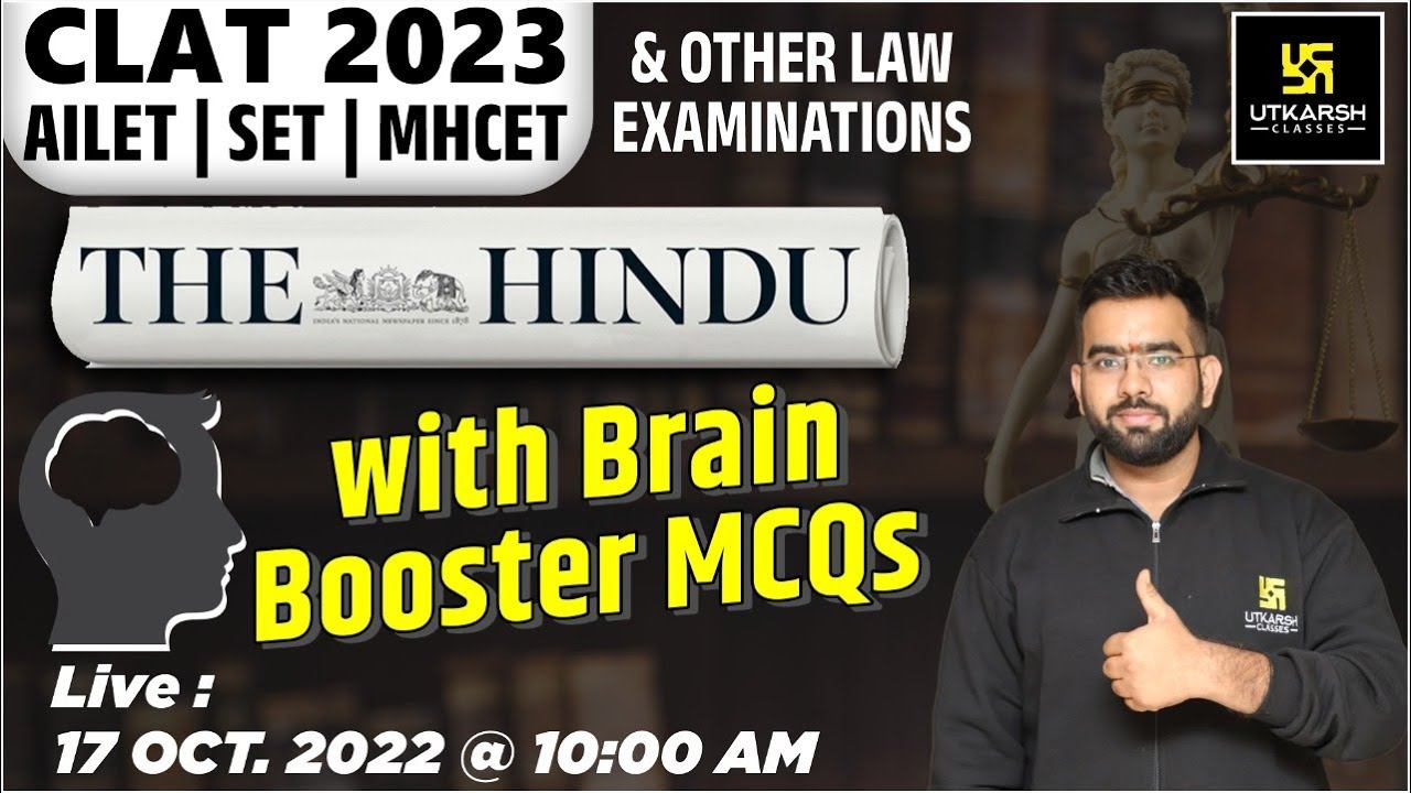 The Hindu Analysis #64 | CLAT 2023, AILET, SET & MHCET | Current Affairs & G.K | Amey Sir смотреть онлайн