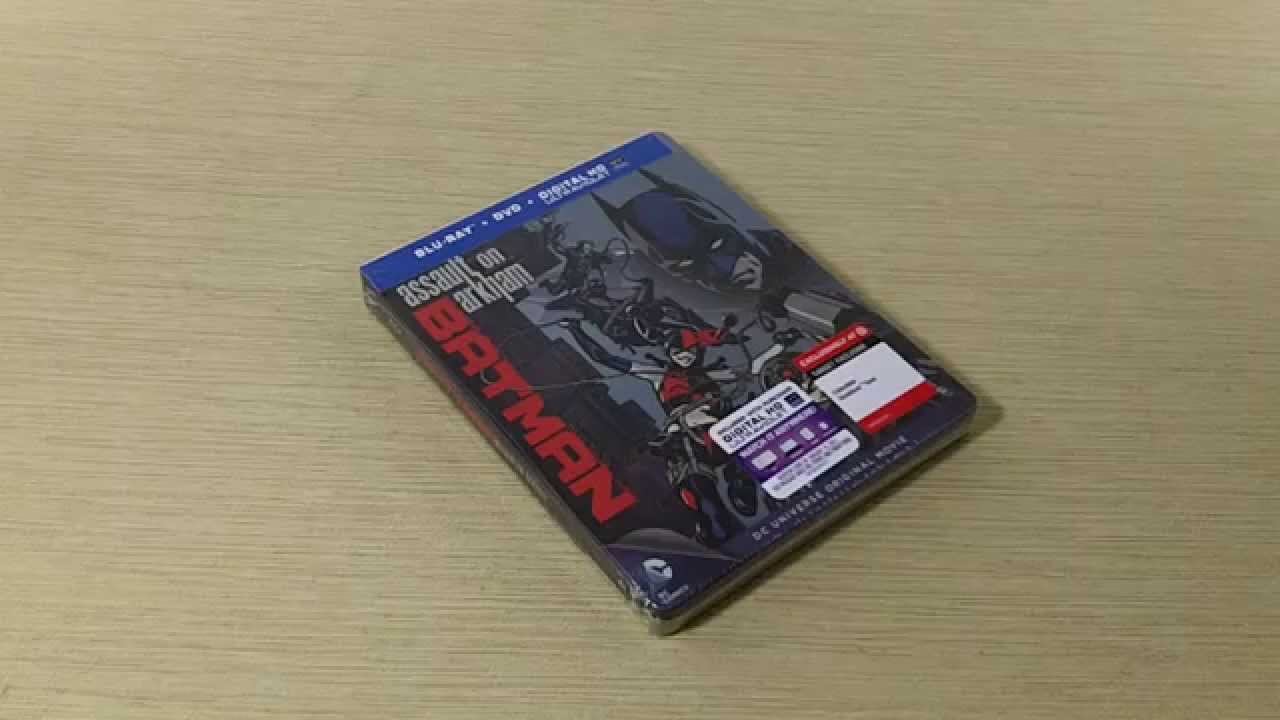 Batman Assault on Arkham Steelbook Unboxing смотреть онлайн
