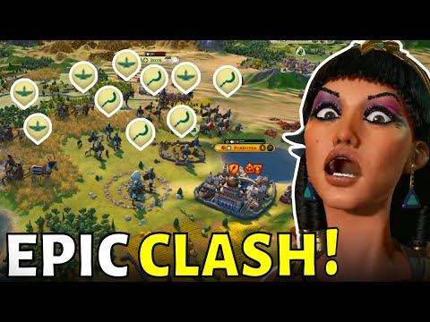 Civ 6 | I Threw EVERYTHING My Empire Could Produce At Scythia!!! – (#2 Deity Egypt Civilization VI) смотреть онлайн