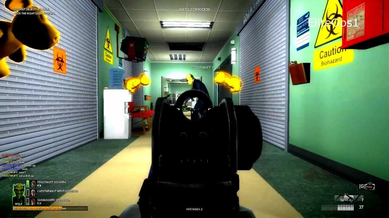 Payday: The Heist 4-player Multiplayer Gameplay [HD+PC] смотреть онлайн