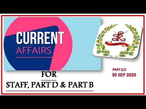 CURRENT AFFAIRS 2/2 SEP 2020 - RAJUNOTES смотреть онлайн
