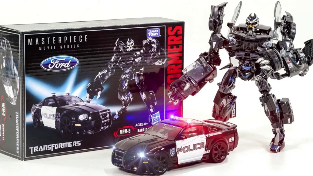 Трансформация Barricade Masterpiece Takara Tomy #TransToysReview ТРАНСФОРМЕРЫ ИГРУШКИ смотреть онлайн