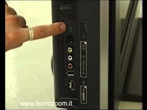 Video Sony KDL 40X3500 design laterale e posteriore2144