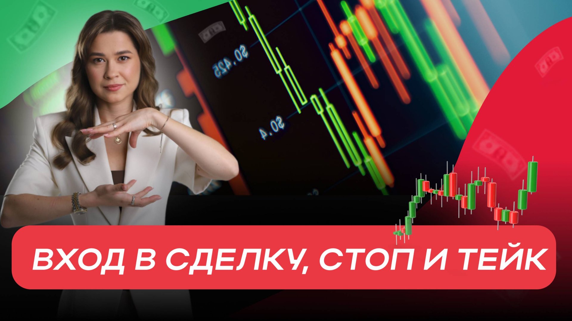 Вход в сделку, стоп и тейк