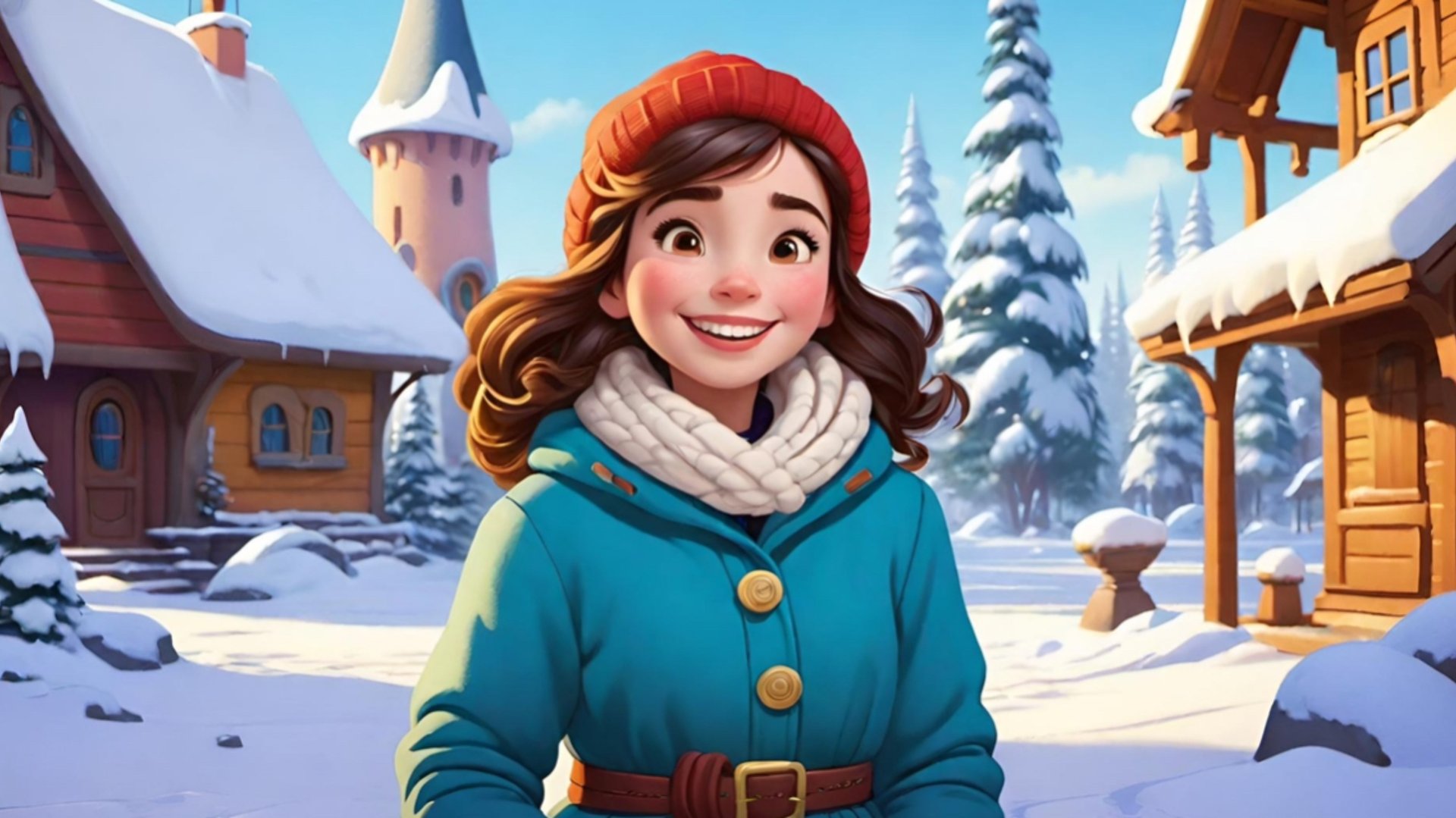 Детская танцевальная зимняя новогодняя песенка про Новый год для детского сада и начальной школы. смотреть онлайн