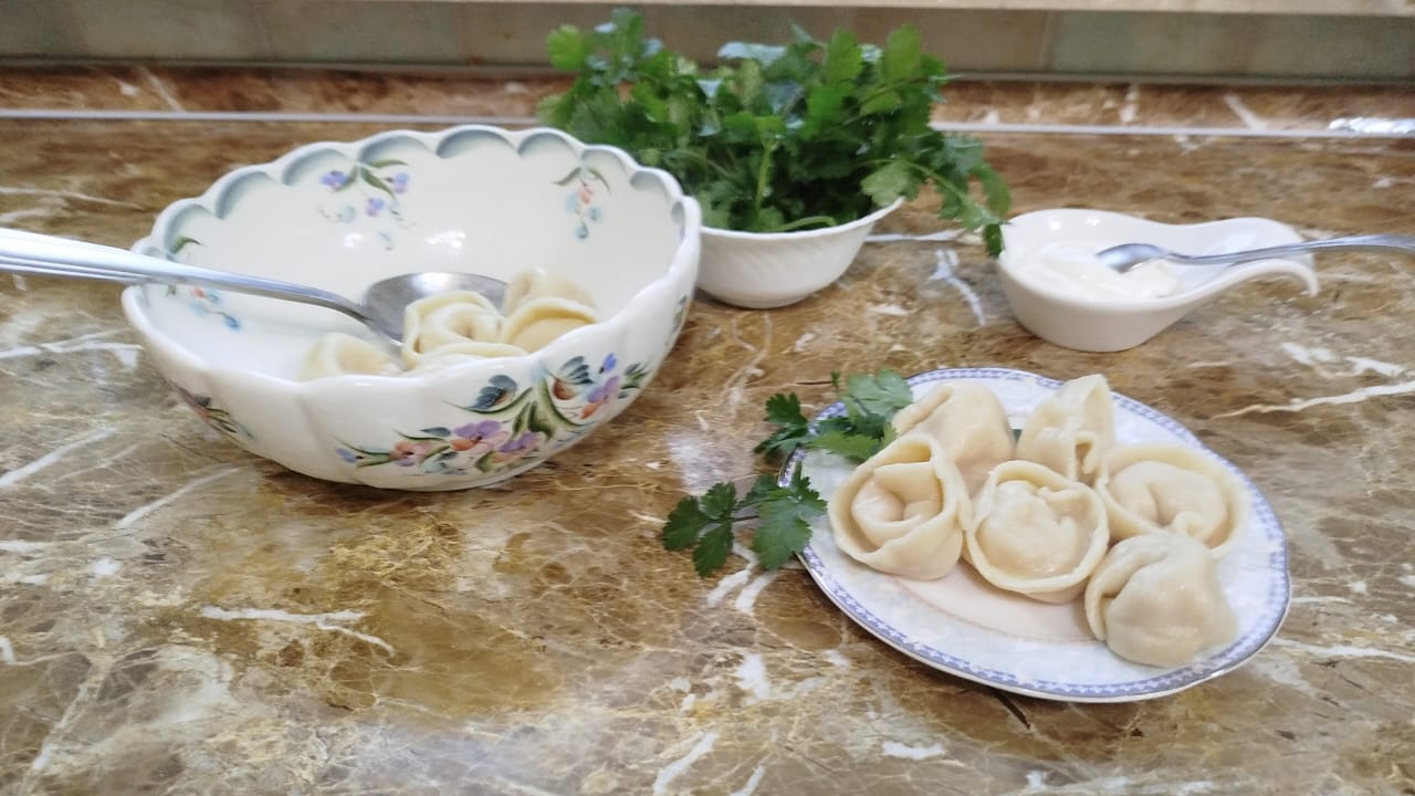 Пельмени необычные с форелью! Обязательно попробуйте!