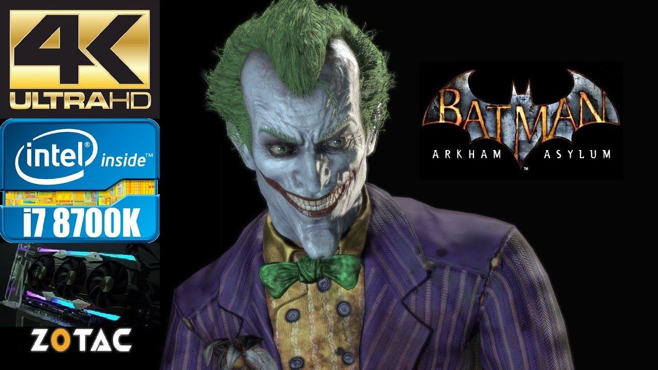 i7 8700K - GTX 1080TI Zotac AMP Extreme - Batman Arkham Asylum - ULTRA! 4K смотреть онлайн