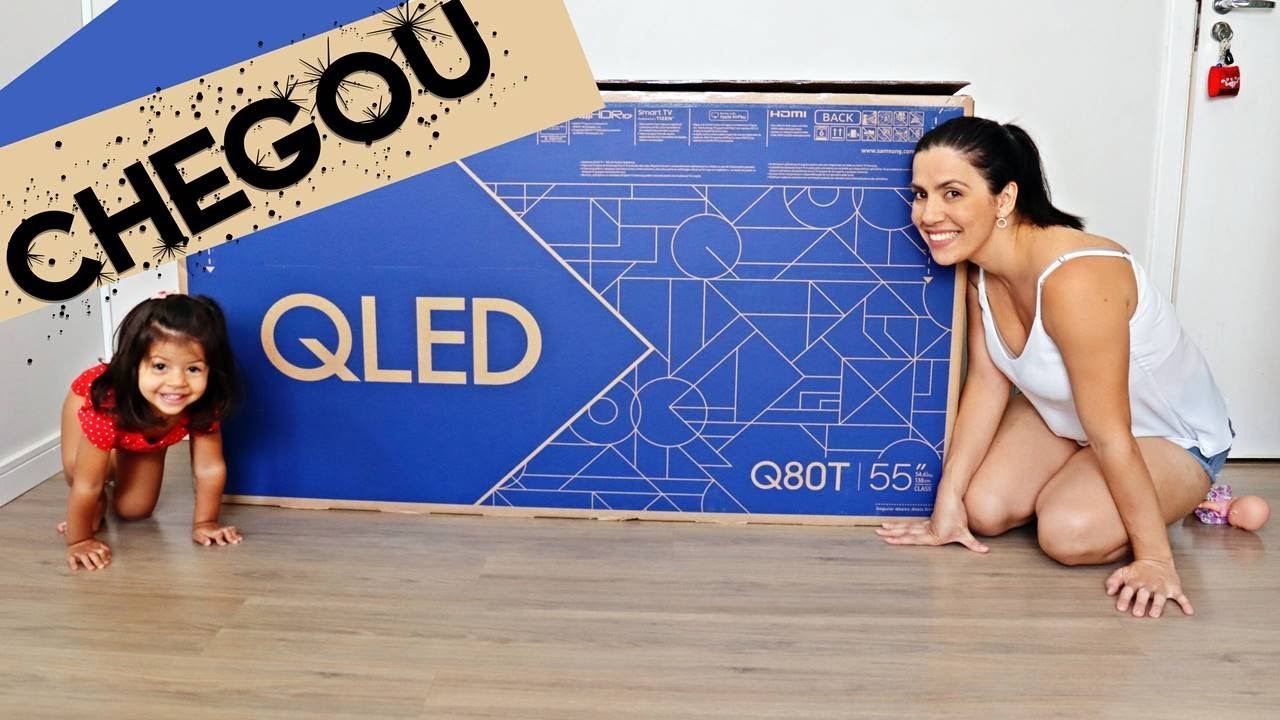 Unbox - TV SAMSUNG QLED Q80T PONTO QUANTICO 55" 4K | LANÇAMENTO смотреть онлайн