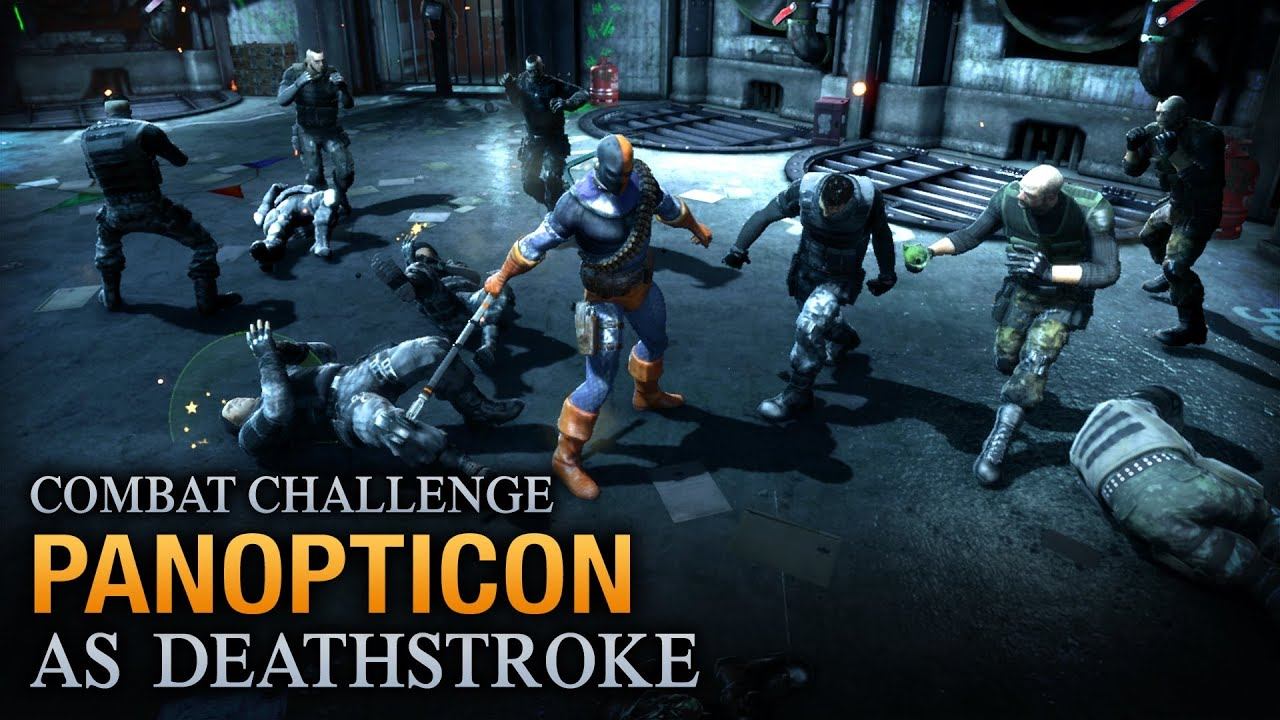 Batman: Arkham Origins - Panopticon [as Deathstroke] - Combat Challenge смотреть онлайн