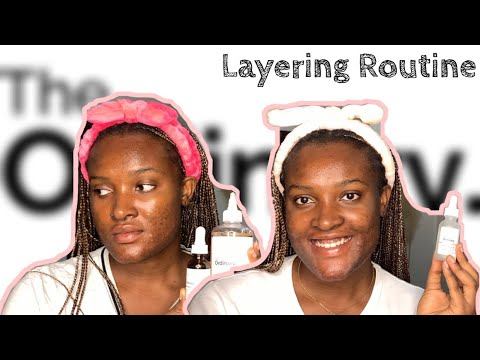 HOW TO LAYER THE ORDINARY PRODUCTS/MORNING AND NIGHT TIME ROUTINE смотреть онлайн
