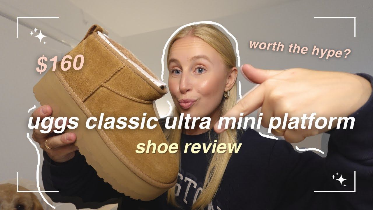 watch BEFORE you buy | ugg classic ultra mini platform boot review & try on haul 👟✨ смотреть онлайн