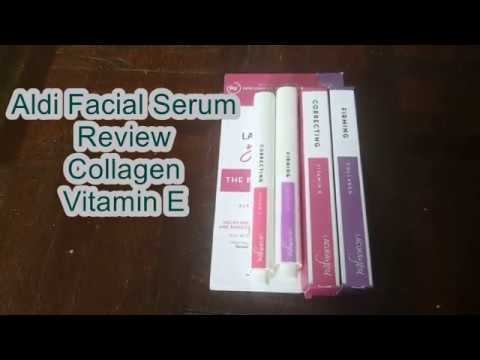Facial Serum From Aldi Lacura Review First Impression Collagen Vitamin E смотреть онлайн