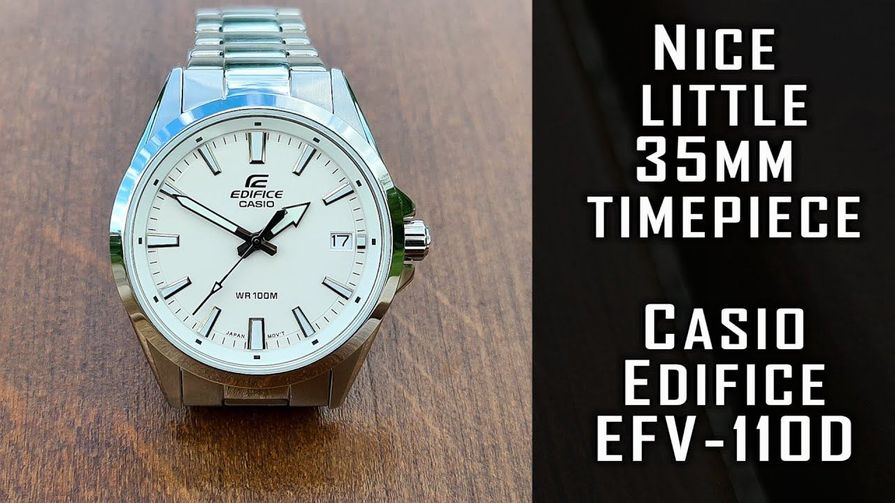 Casio Edifice EFV-110D Nice Little Watch Full Review #casio #casiowatch #watchreview #gedmislaguna