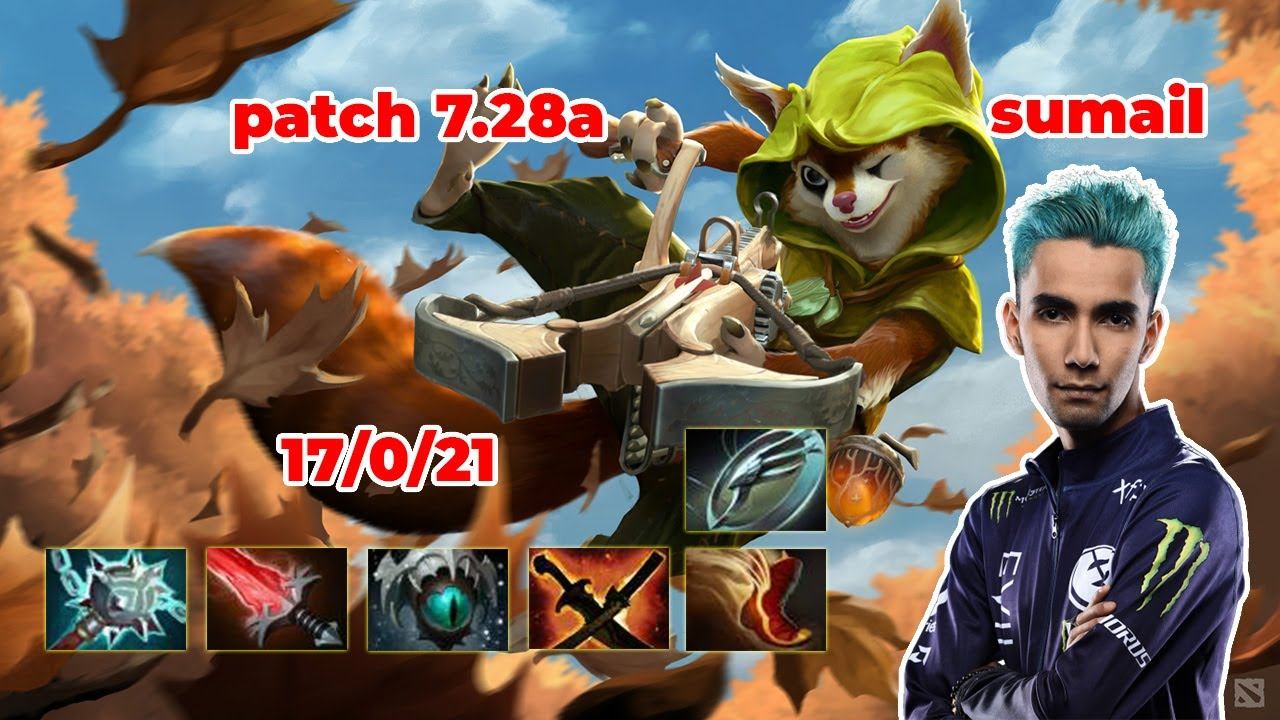 Sumail hoodwink dota 2- patch 7.28a - MMR rank - Dota2 Gameplay [Learn To PRO dota2] смотреть онлайн