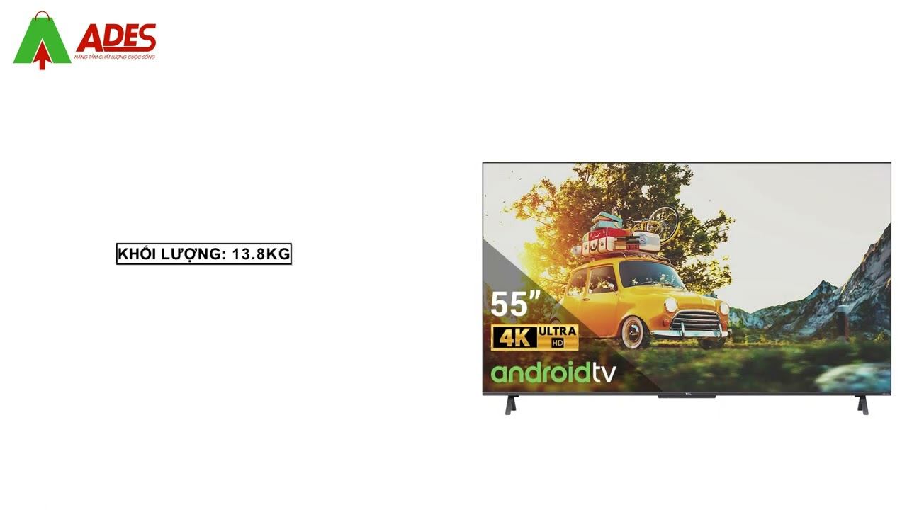 Android Tivi QLED TCL 4K 55 inch 55C725 смотреть онлайн